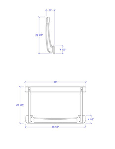 Organ Bench Back Rest