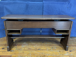 Standard Straight Legged Adjustable Organ Bench